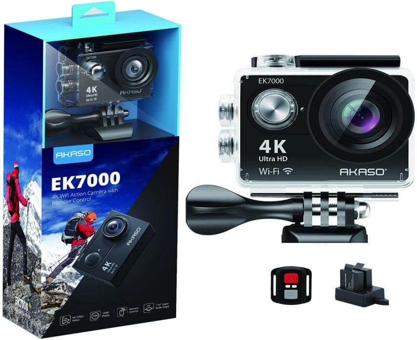 akaso camera for underwater vlogging