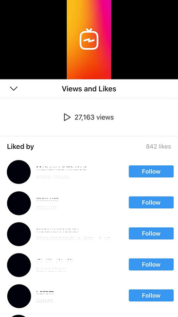can you see igtv views and likes