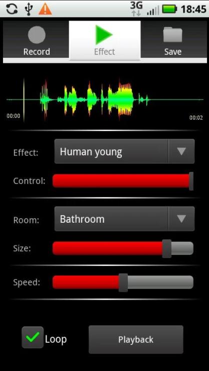 change my voice live voice changer interface