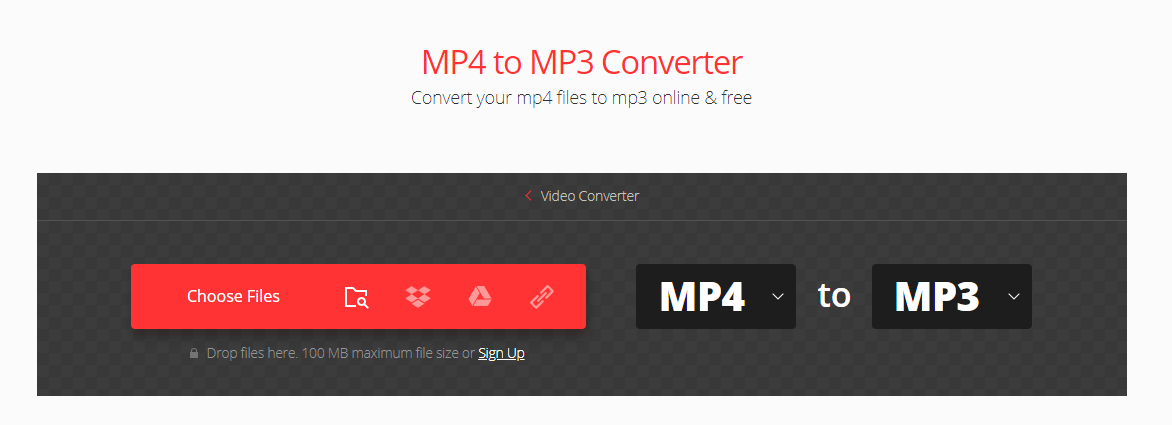 convertio mp4 to mp3