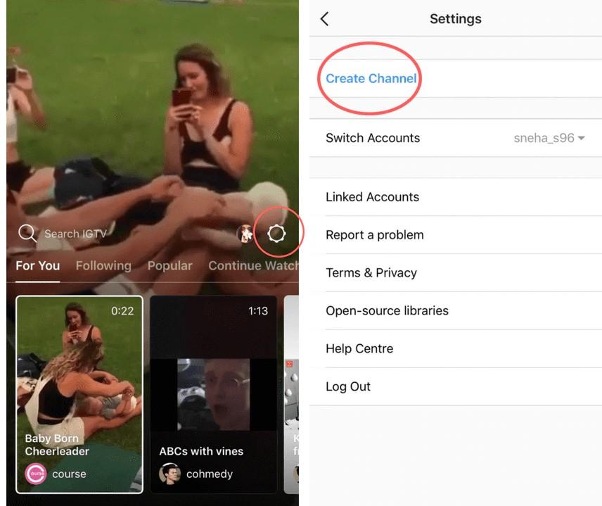 create igtv channel