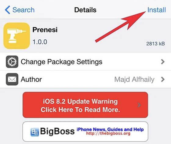 cydia prenesi