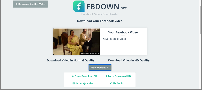 facebook video download online free on fbdown