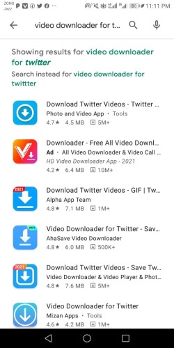 download the twitter video downloader