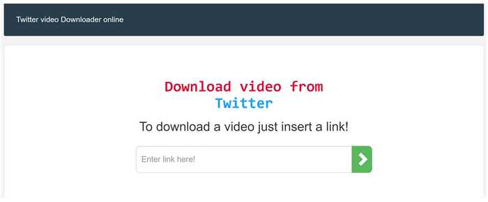 download twitter videos online tool