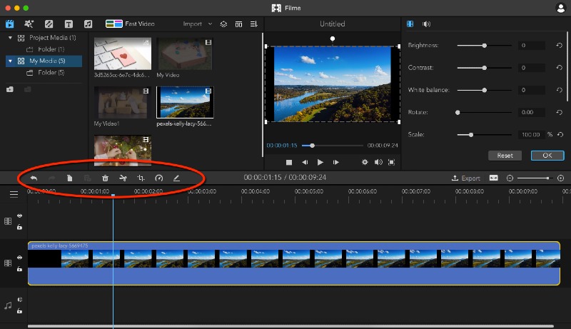 best vlog editing software imyfone filme includes free vlog music