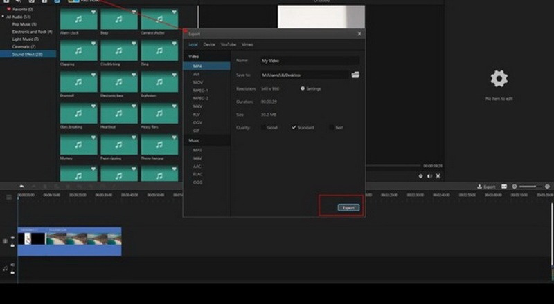 edit a video using iMyFone Filme step 5