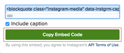 share instagram video to facebook with embed code