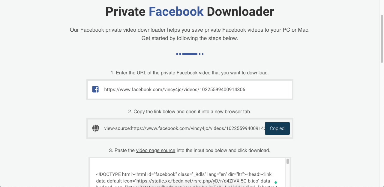 facebook private video download online free with fbdownloader