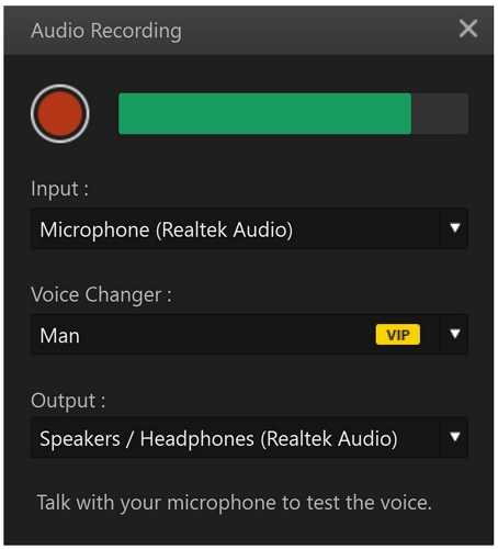 filme record audio