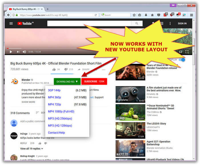 easy youtube video download express