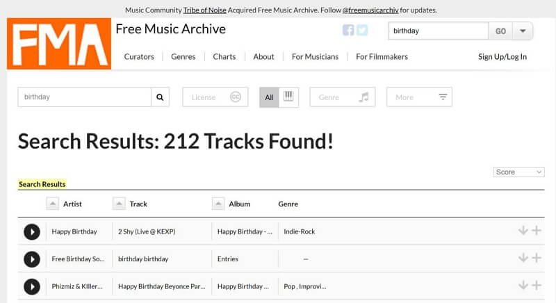 free music archive