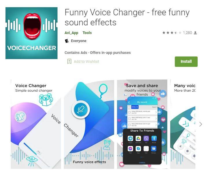 funny voice changer funny sound effects