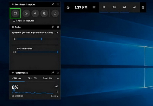 xbox game bar windows 10 for screen recording