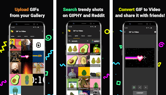 useful android gif to video app in play store