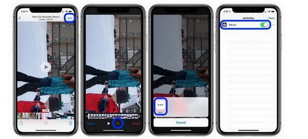 iMovie rotate video iOS iPadOS step 5