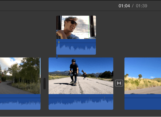 import media option on imovie