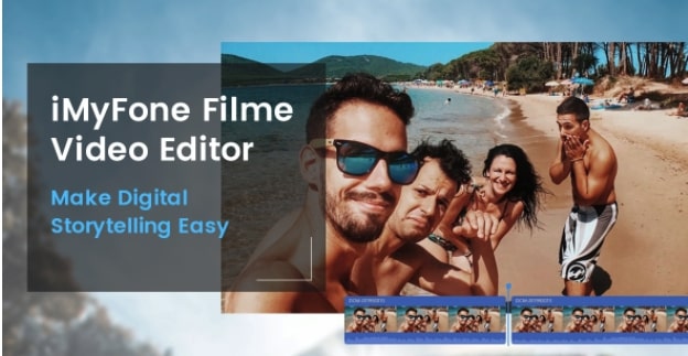 iMyFone Filme editing timeline