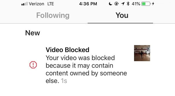 instagram video blocked