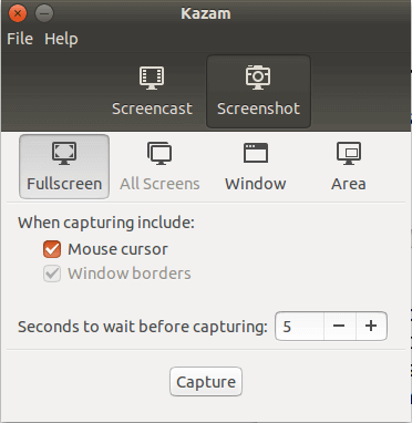 kazam screencaster