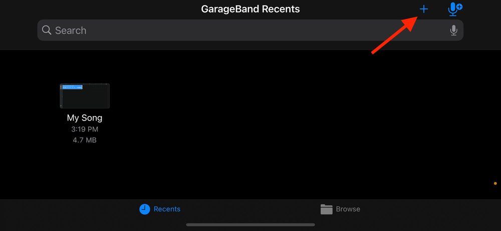launch garageband to make ringtone