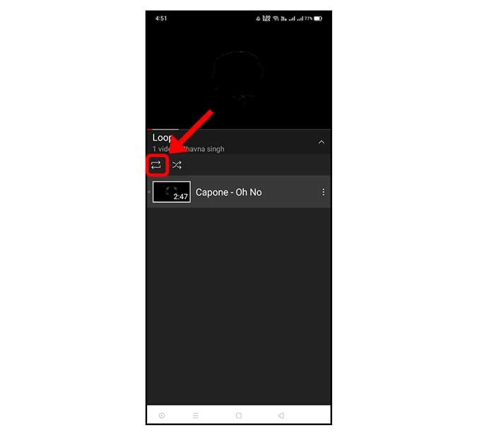 how to loop a youtube video on mobile with workaround