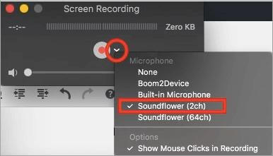 Mac output audio settings for recording