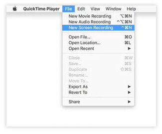 Mac quicktime new screen recording