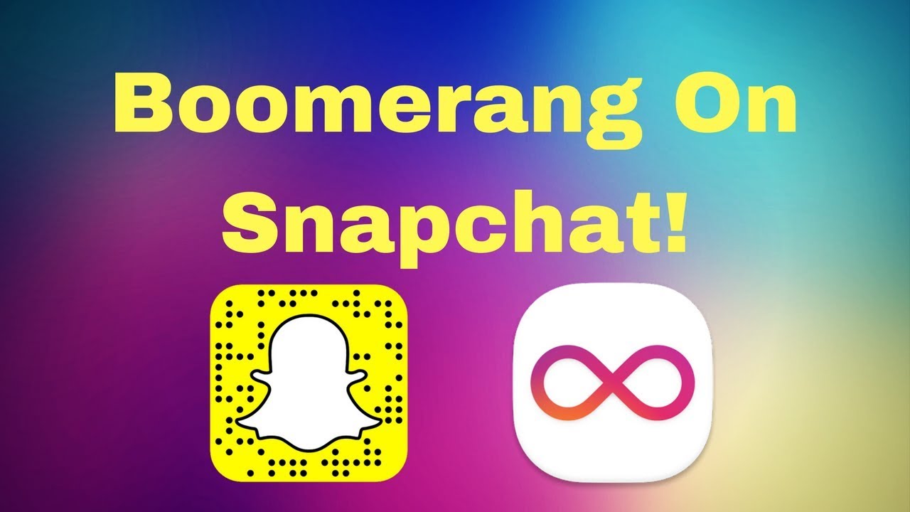 make Boomerang video for snapchat