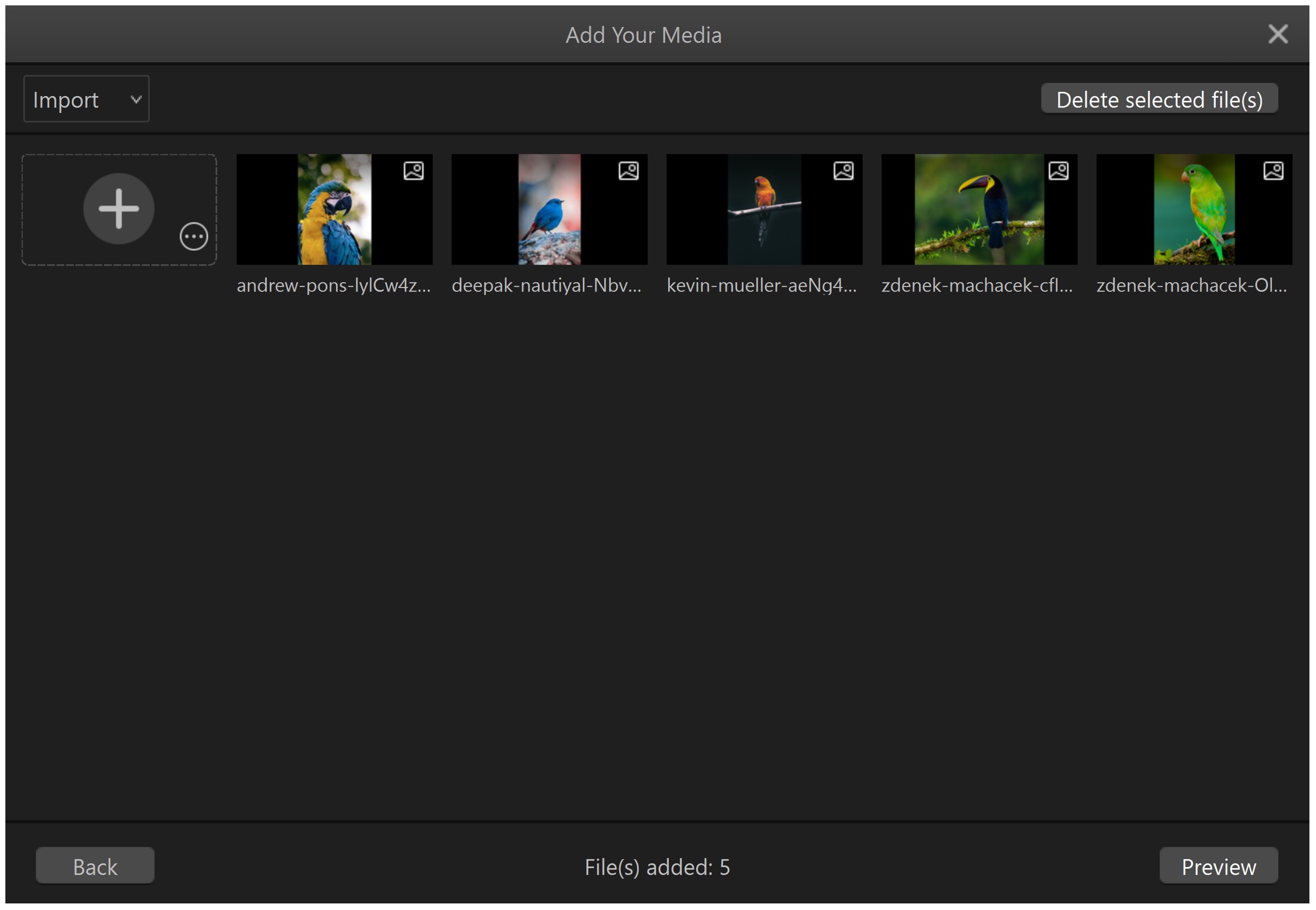 make slideshow on mac filme template