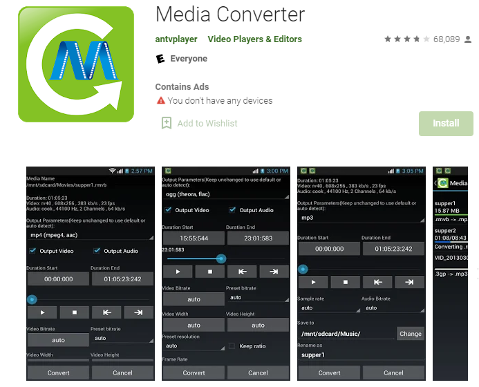 MP3 Converter for Android - Download the APK from Uptodown