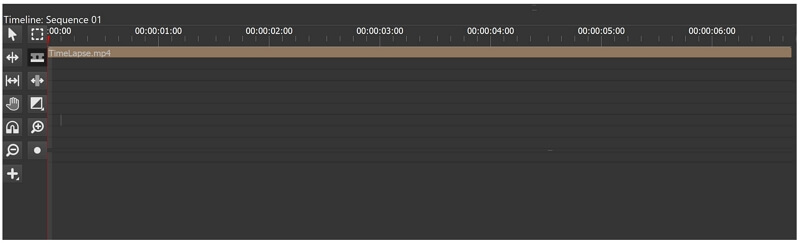 olive video editor timeline