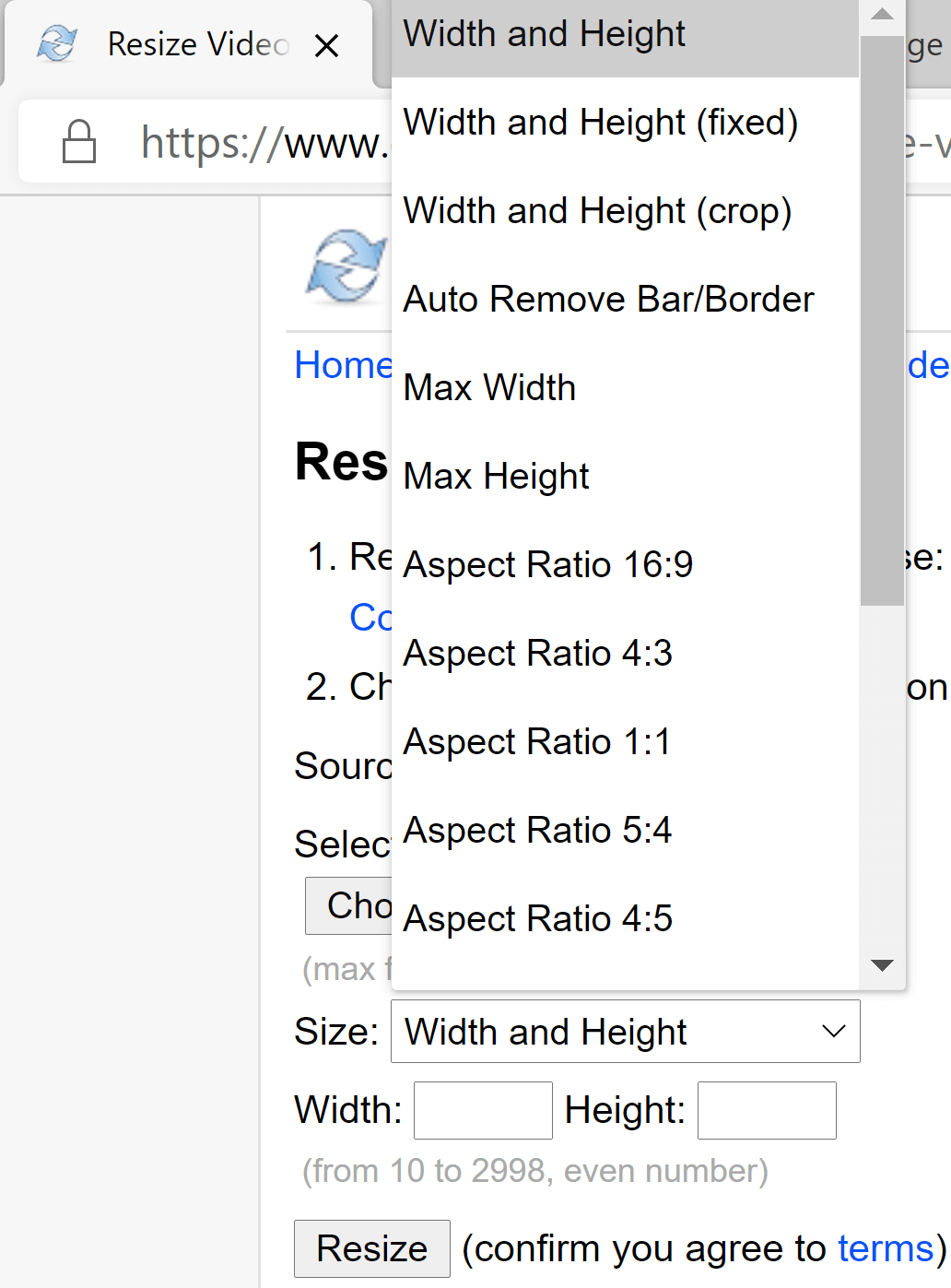 online converter scale resize