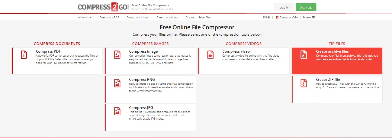 online free compressor home page
