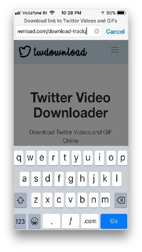 How to download twitter video and GIF to iPhone - Twitter Video