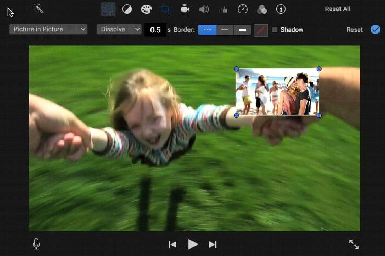 Picture in picture player