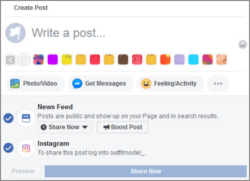 how to repost a video from facebook to instagram