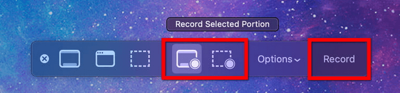 record screen in mac