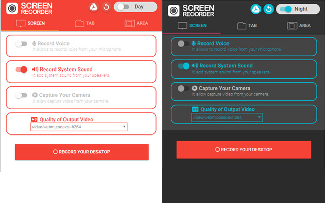 record webcam and screen screen recorder