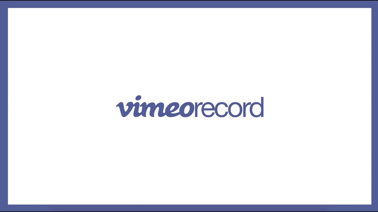 record webcam and screen vimeo record