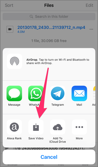 How to Save Videos to Your Camera Roll