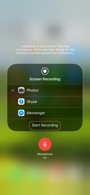 screen record iphone4