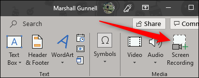 how to do a screen recording in microsoft powerpoint