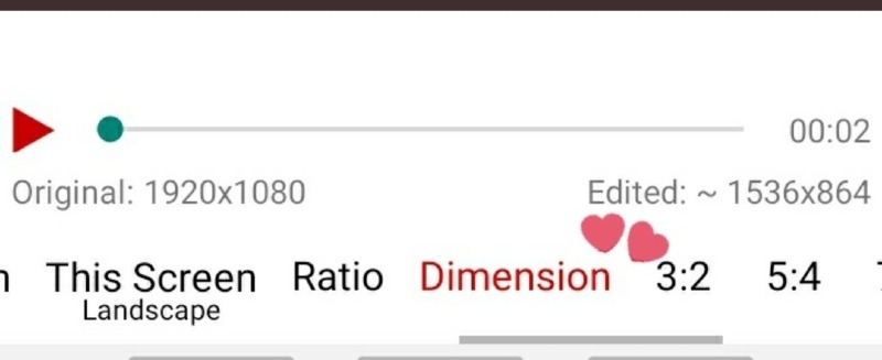 search the dimension