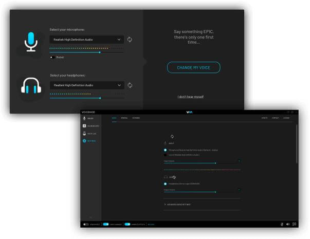 select microphone as an input device in voicemod