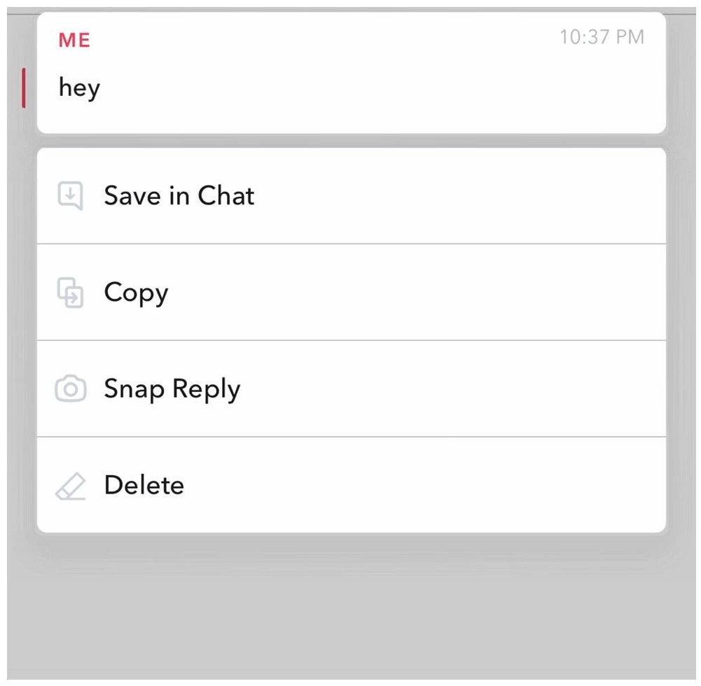 snapchat save chat