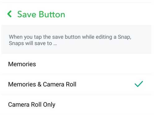 snapchat save snaps