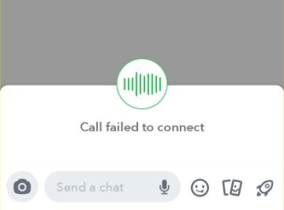 snapchat video call failed connect