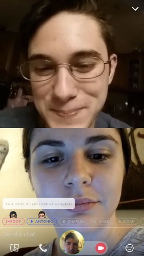 snapchat video call