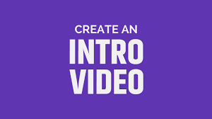 tips for youtube video intro